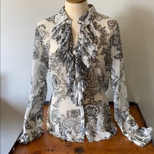 CAbi sheer blouse